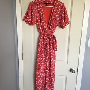 Spring wrap dress